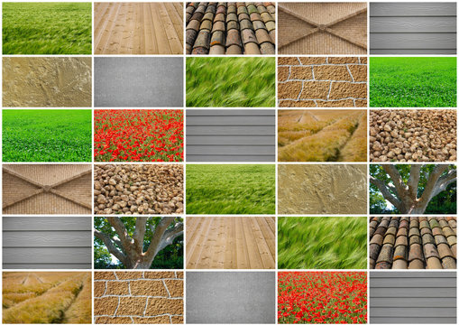 Composition d'images et de fonds