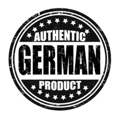 Authentic german product stamp