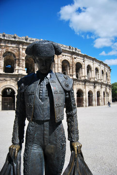 Ar&egrave;nes de N&icirc;mes, France