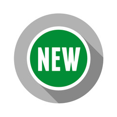 New label flat design. Vector.