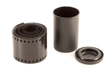 Film strip with the box