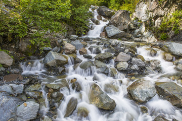 Water fall at Exit Glacier