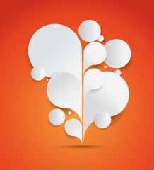 Paper Drops Background