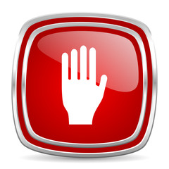Obraz premium stop icon