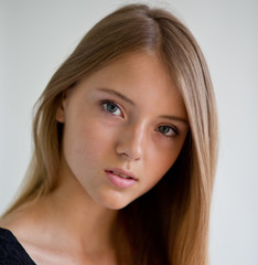 Naklejka premium young girl