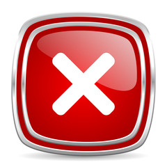 Fototapeta premium cancel icon