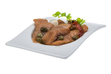 Sliced herring