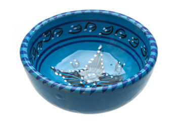 Blue empty bowl