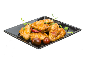 Grilled chicken wings