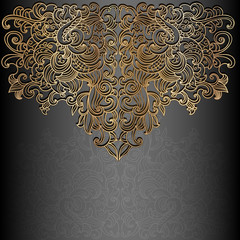 Original card with black and gold design - 60599321
