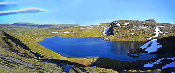 Panorama Hardanger Vidda Norwegen