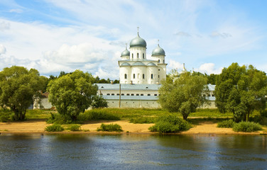 Fototapeta na wymiar Great Novgorod, Saint George monastery