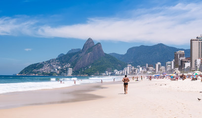 Ipanema, Leblon and the Mountain Dois Irmao in Rio de Janeiro