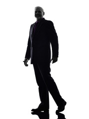senior business man silhouette