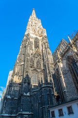Fototapeta na wymiar St Stephen cathedral in Vienna , Austria