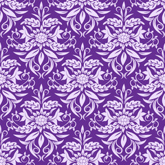 vector seamless herbal pattern