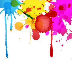 kolorowe kleksy © Rzoog