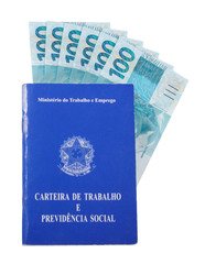 Brazilian document work and social security, six hundred reais