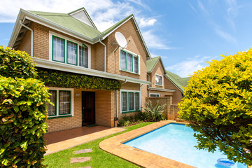 House with swimming pool.