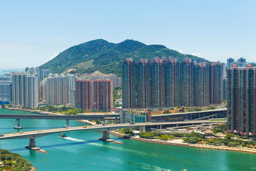Fototapeta premium Residential district in Hong Kong