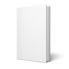 Blank vertical book template. - obrazy, fototapety, plakaty