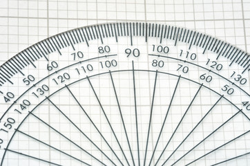 detail of protractor