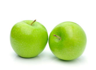 Green apple, isolated on white background