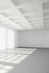 Empty modern loft