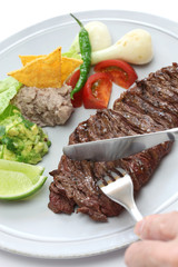arrachera, mexican spiced skirt steak