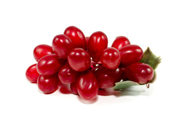 Rote Plastik Trauben