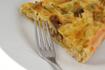 La quiche aux poireaux