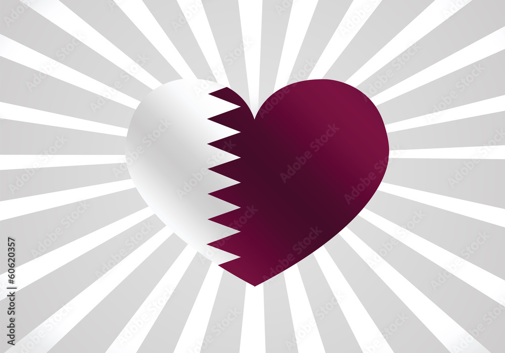Poster Qatar Flag themes idea design