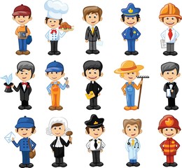 Герои мультфильмов разных профессий