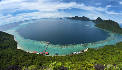 Top Of Bohey Dulang, Semporna, Sabah Borneo
