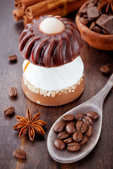 Soap with coffee and chocolate