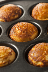 Homemade Aeblskiver Danish Pancake