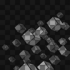 Background abstract cube