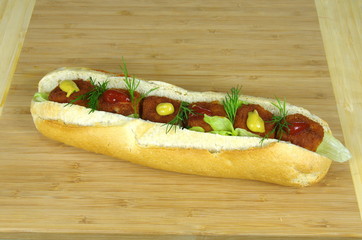 appetizing sandwich