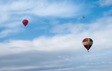 Multicolored Balloons in the blue sky