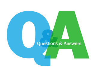 "Q&A" Letter Collage (questions and answers information help)