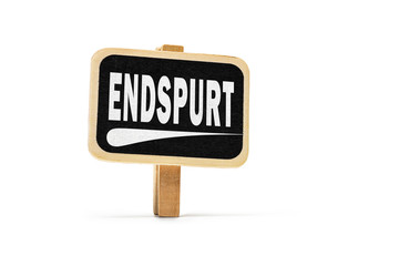 Endspurt