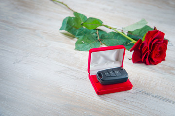 car keys. Gift for beloved