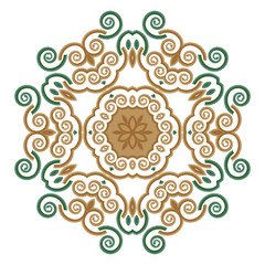 lace imag retro helix green with yellow