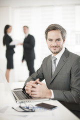 Fototapeta premium Businessman in meeting