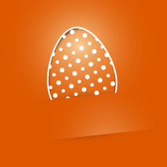 Easter greeting card concept