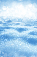 Background of shining snow