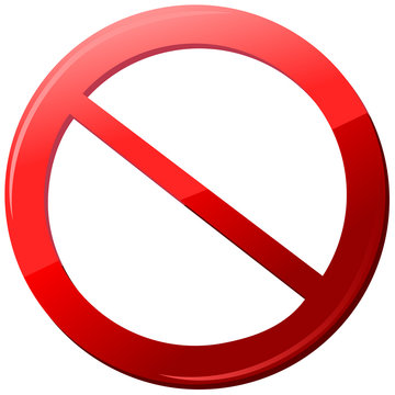 icon sign forbidden Vector