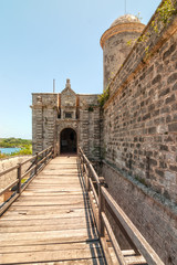 Fototapeta na wymiar Entrance to Jagua fortress (Fortaleza de Jagua)