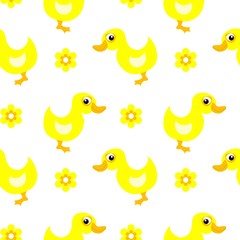 Ducks Childich Seamless PAttern