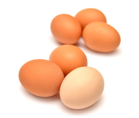 Raw eggs